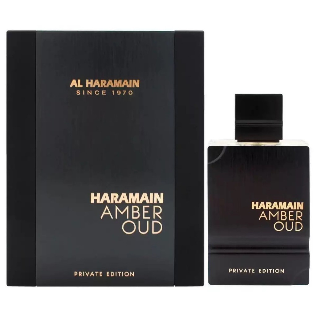 60ml Al Haramain Amber Oud Perfume Unisex Spray, Luxury Amber - Gold, Premium Woody Perfume