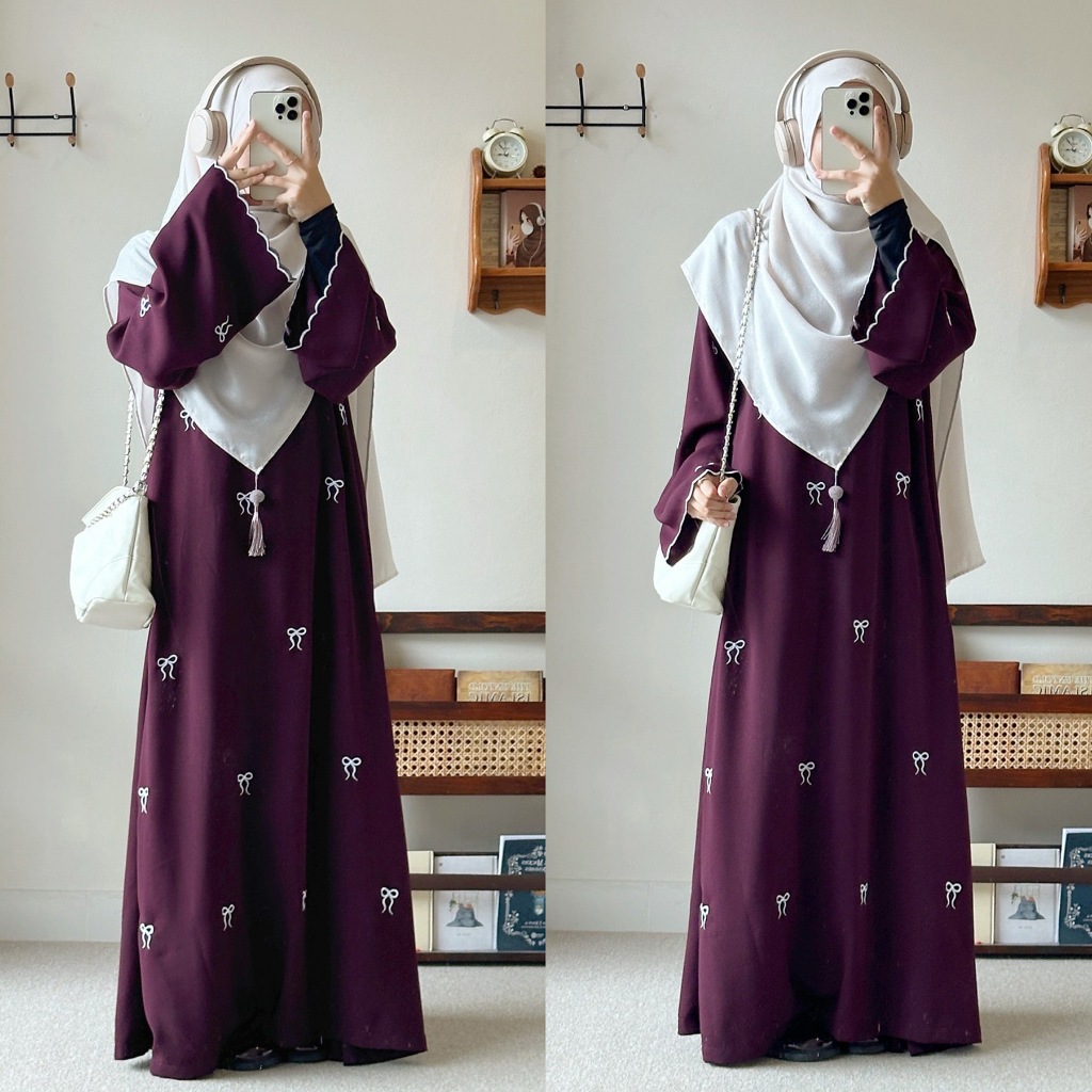 Luxury Dubai Butterfly Embroidery Abaya Muslim Women Modest Dress Islamic Vacation Outfit Fashion Kaftan Robe