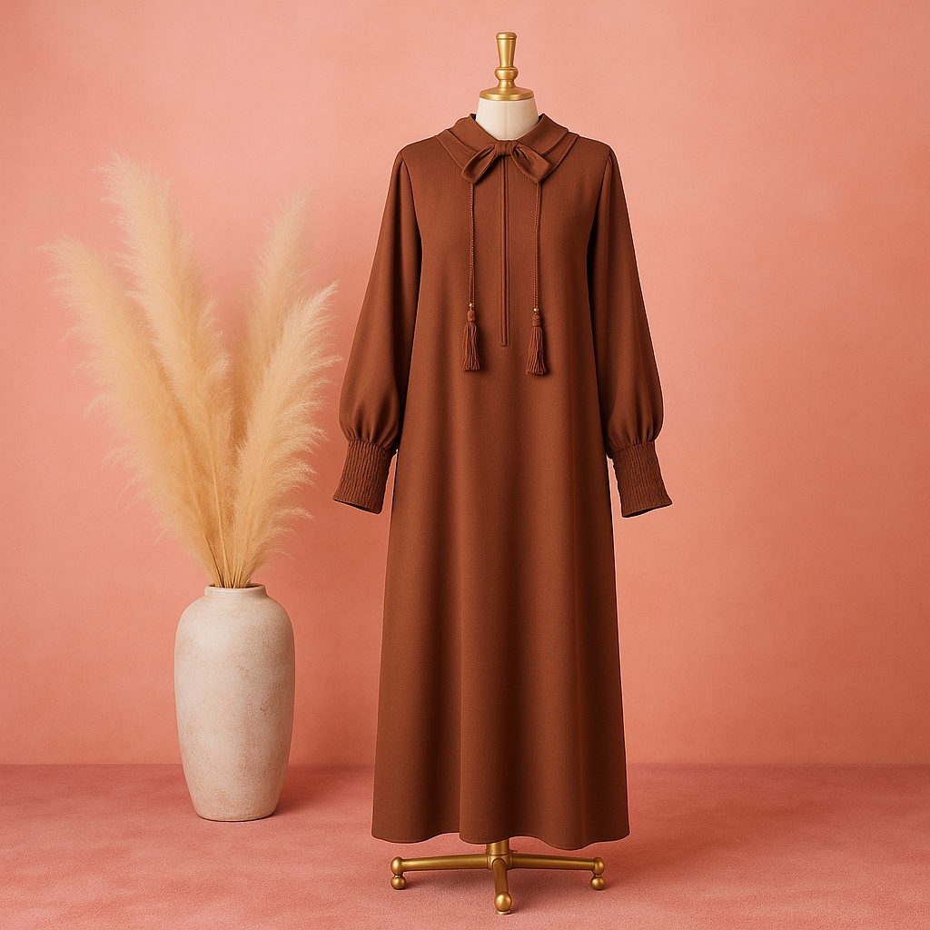 Muslim Abaya Long Sleeve Hat Women Raya Hooded long Kaftan Arab Robe Islamic Hijab Dubai Jubah