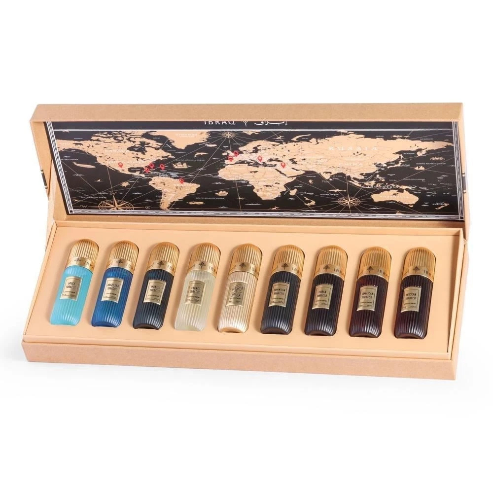 Ibraheem Al Qurashi Tobacco Collection 9x20ML EDP Perfume Collectors Box