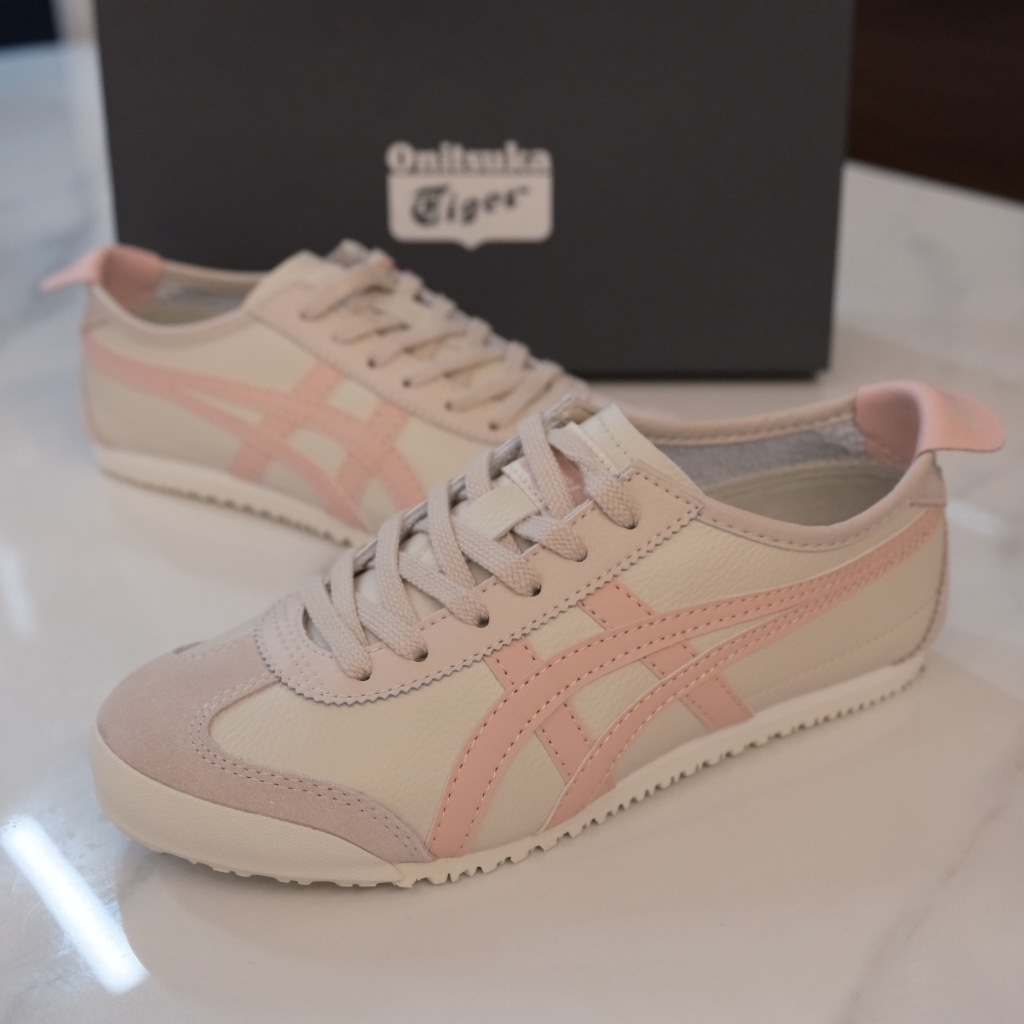 Pure Tiger Onitsuka Tiger MEXICO 66™ Women’s Pink Edition  Retro Fashion Sneakers  Trending Casual