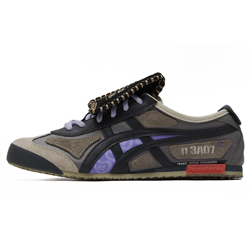 Authentic Onitsuka Tiger Mexico 66 Panda Prank Edition Sneakers Multi‑Color Limited Release Retro Japan Style