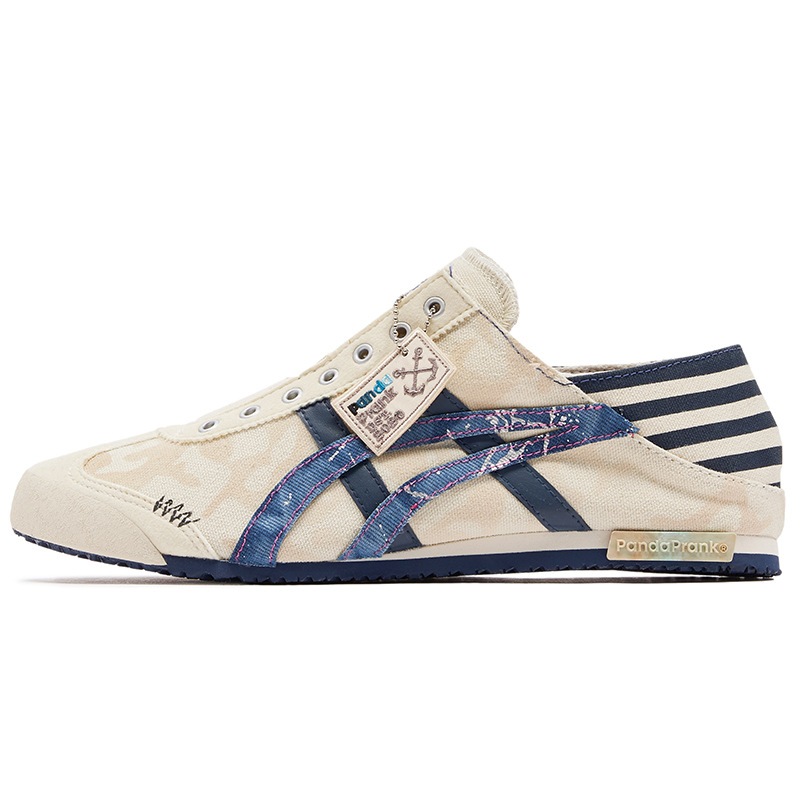 Authentic Onitsuka Tiger Mexico 66 Panda Prank Edition Sneakers Multi‑Color Limited Release Retro Japan Style