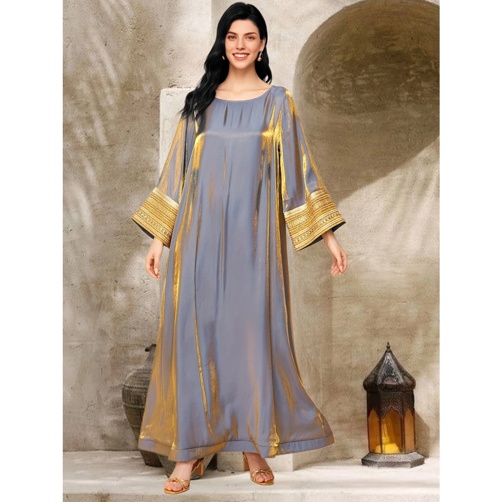 Arab Long Robe Jalabiya Muslim Saudi Abaya Women Party Dress Ramadan Dubai Eid Dresses Abayas Kaftan Islam