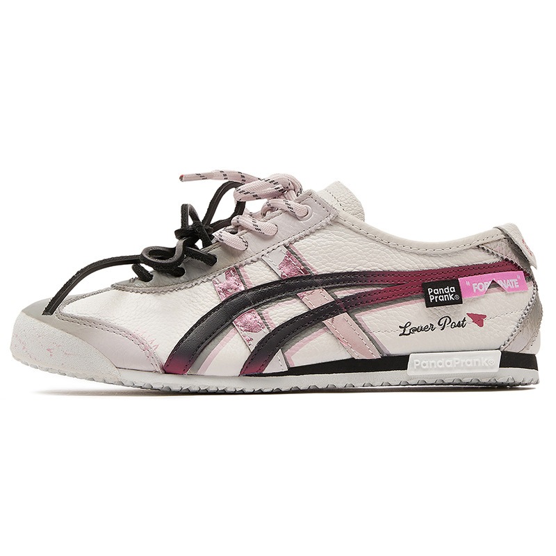 Authentic Onitsuka Tiger Mexico 66 Panda Prank Edition Sneakers Multi‑Color Limited Release Retro Japan Style