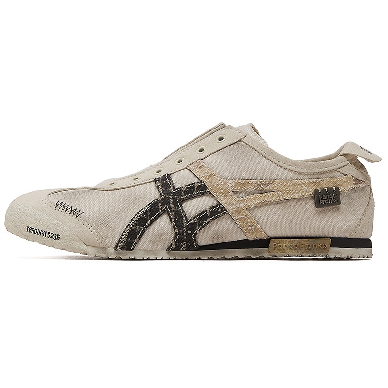 Authentic Onitsuka Tiger Mexico 66 Panda Prank Edition Sneakers Multi‑Color Limited Release Retro Japan Style