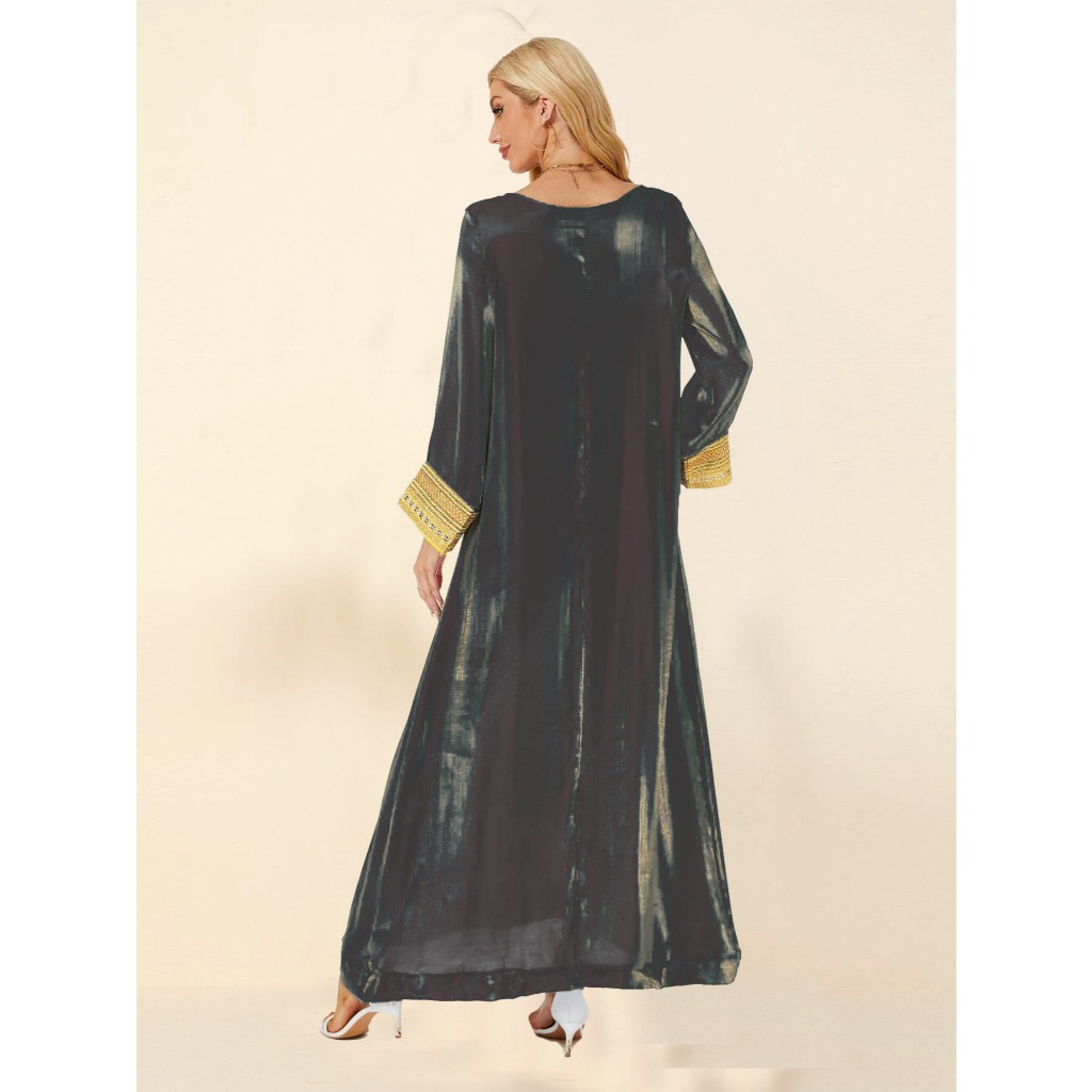 Arab Long Robe Jalabiya Muslim Saudi Abaya Women Party Dress Ramadan Dubai Eid Dresses Abayas Kaftan Islam