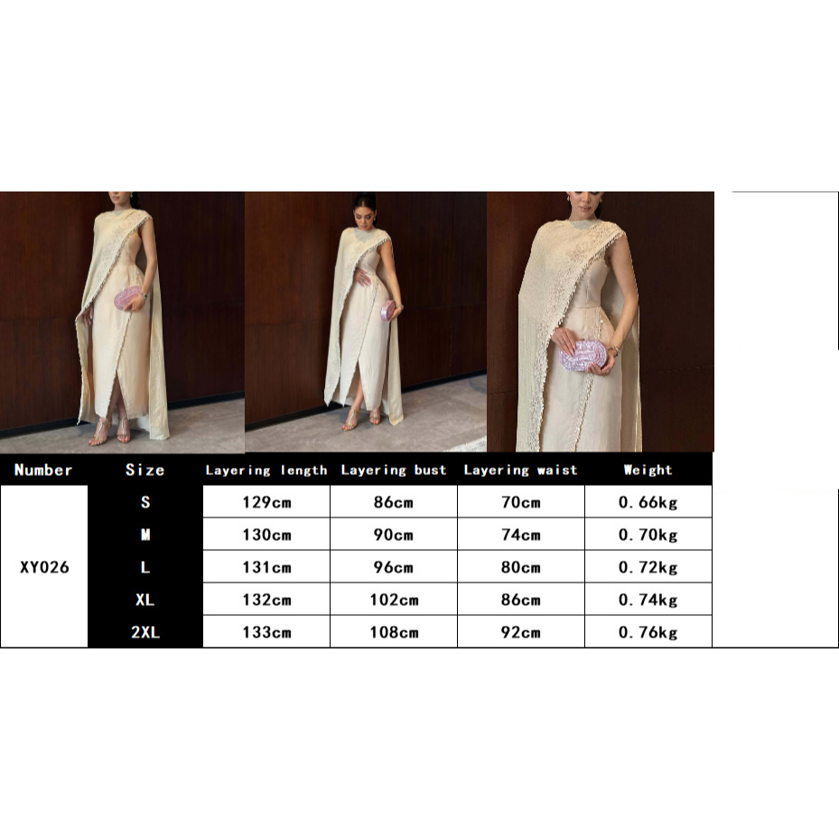 Retro Exquisite Classic Jersey Applique Tassel StraightOne-Shoulder Long Dresses Evening Dresses