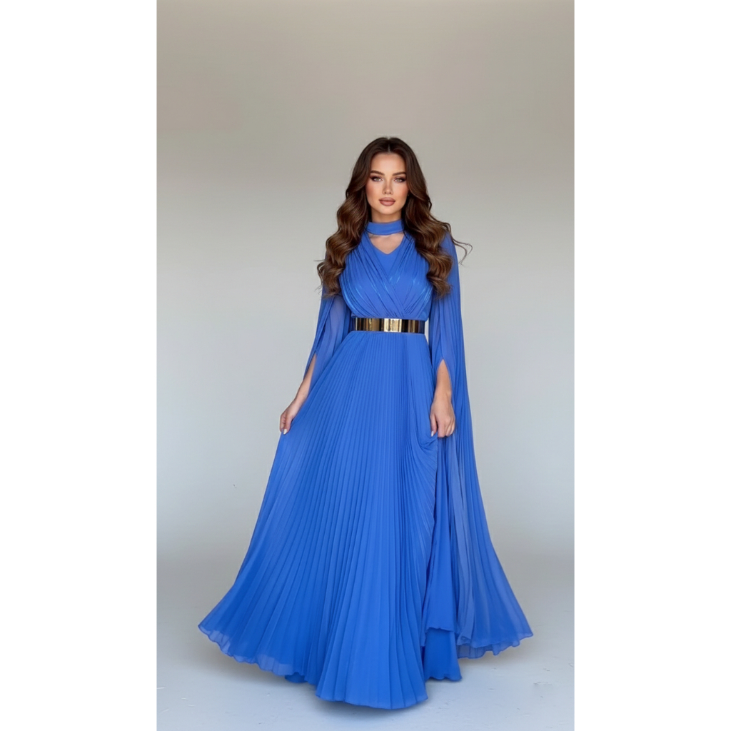 Raya Abaya Women Dress Muslim Jalabiya V Neck Maxi Long Sleeve Party Caftan Ramadan Dresses Kaftan Arab Robe