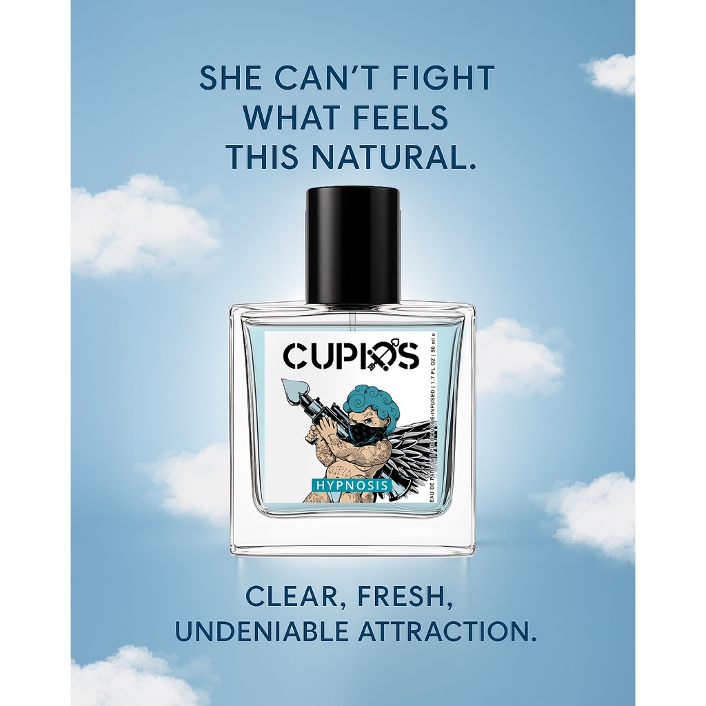 Cupids Perfume for Men Pheromone Attraction Cologne Elite Party & Dating Fragrance Authentic USA