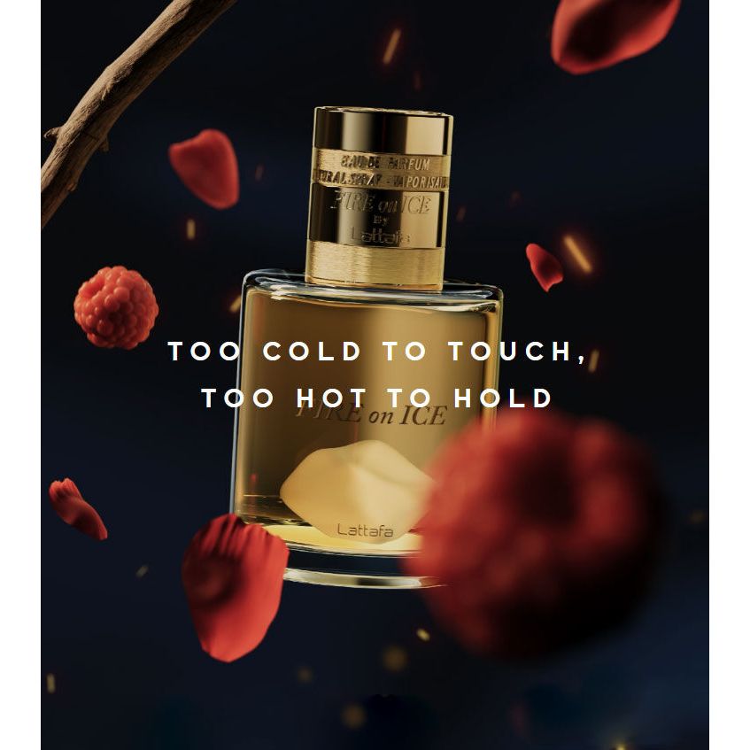 🔥 Fire on Ice by Lattafa – Viral Cognac Oud Perfume | Boozy, Spicy, Addictive | Unisex EDP | Luxury Arabic Fragrance