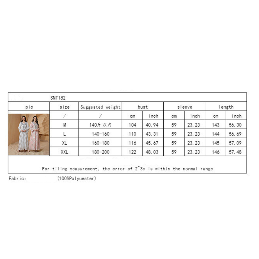 Abaya Women Party Dress Kaftan Jalabiya V Neck Sequins Muslim Dubai Ramadan Caftan Long Robe