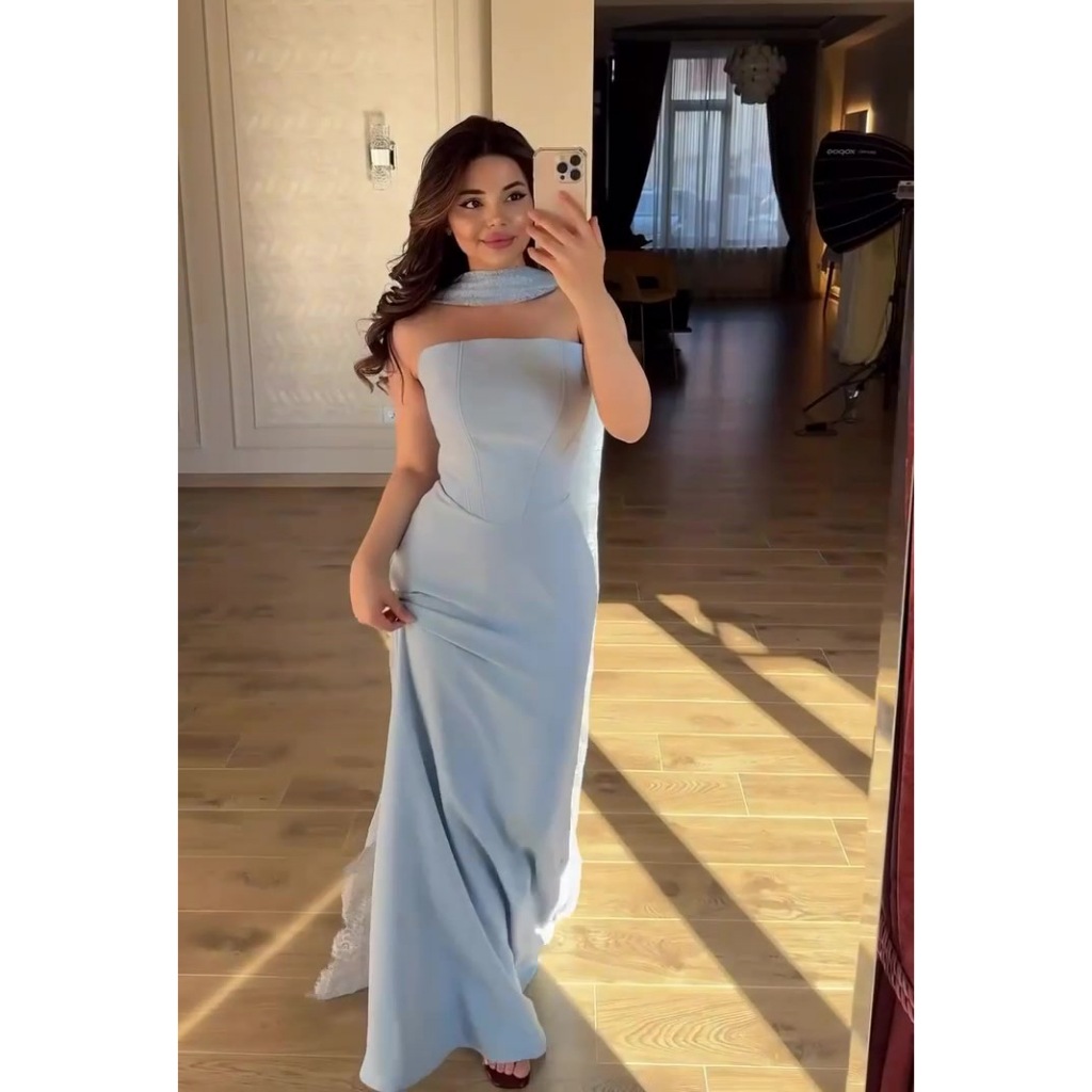 Thinyfull Saudi Arabia Mermaid Prom Evening Dresses Long Sleeve Lace Maxi Party Dress 2 Pieces Cocktail Prom Gowns