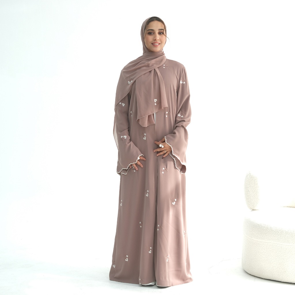 Women Abaya Muslim Cardiagn Dress Prayer Embrodery Open Caftan Abayas Dubai Party Dresses Kaftan Robe Longue