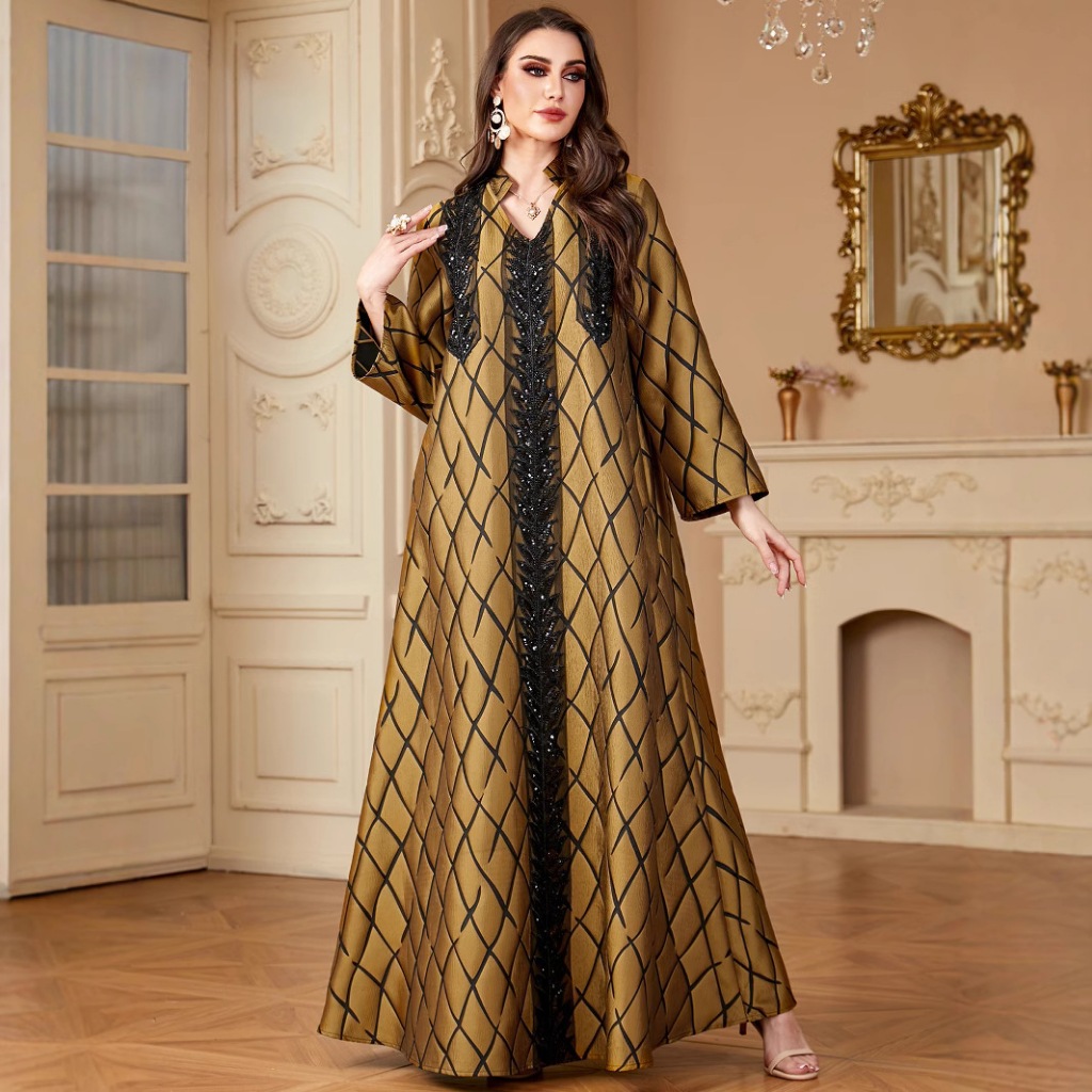 Modest Dress Jalabiya Ramadan Muslim Abaya for Women Party Dresses Dubai Abayas Kaftan Islam Arab Long Robe