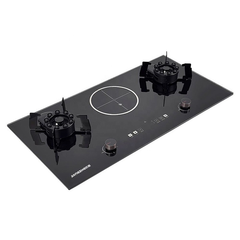 New Burner Gas + Electric Stove Built-In Embedded 4.8kW Safety Certified