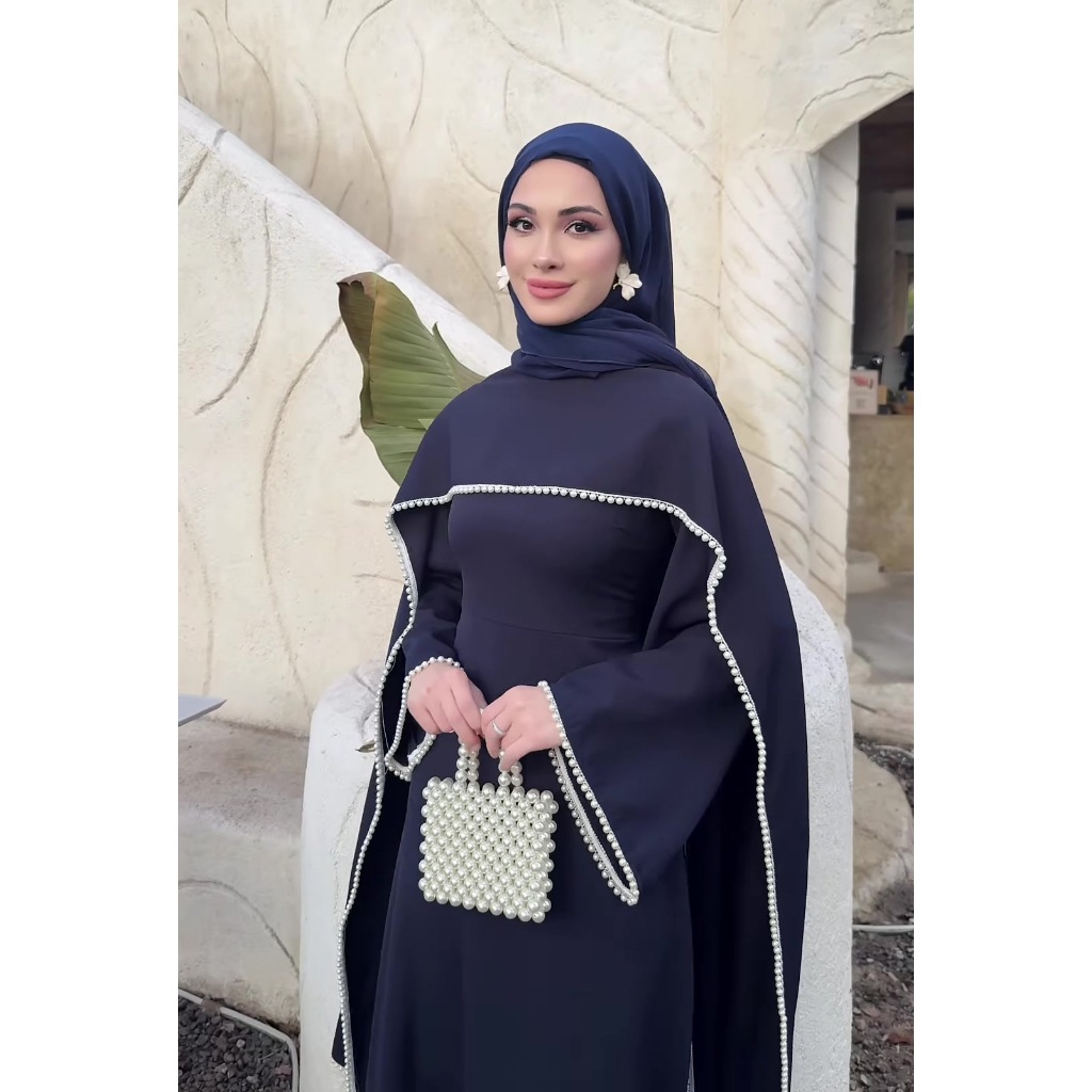 Elegant Long Sleeves Dresses Spring Women Bell Sleeve Long Dress High Waist Pullover Loose Knee Length Dress