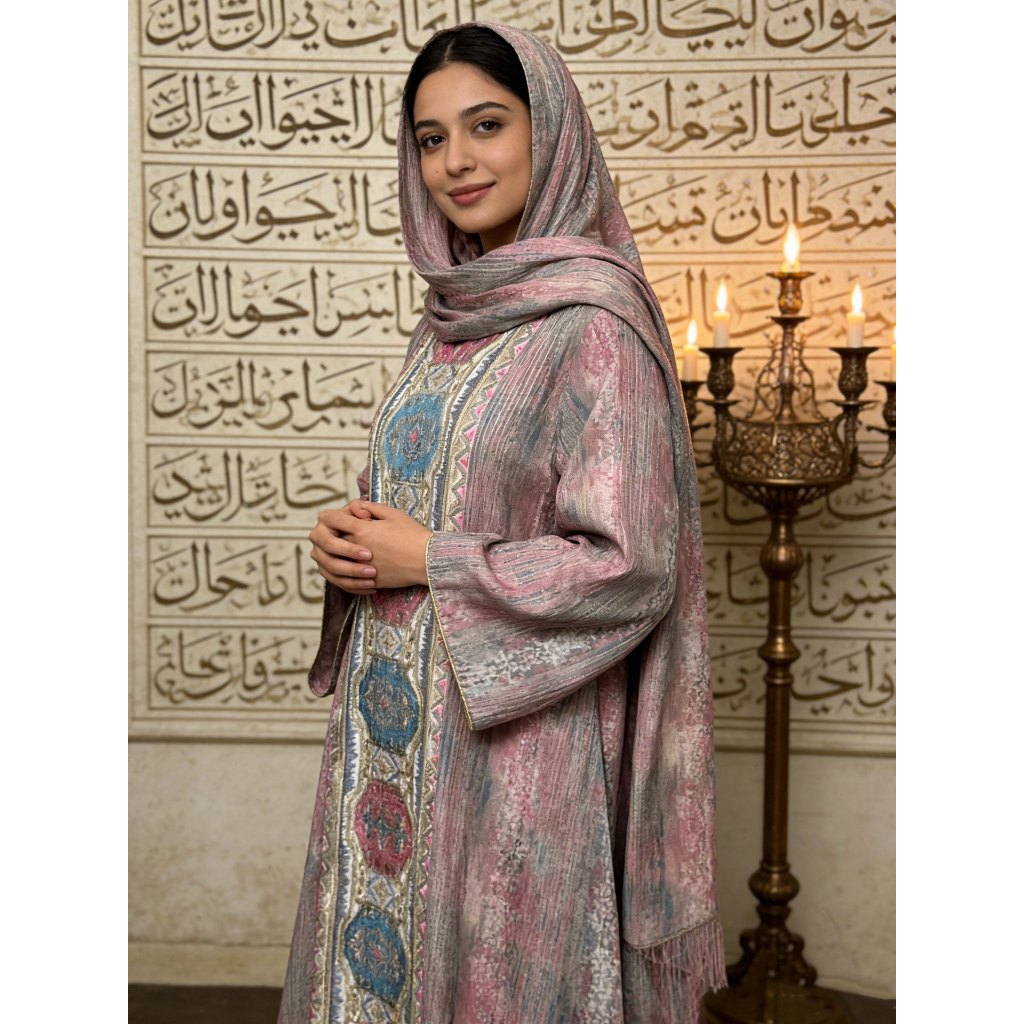 Abaya Women Dress Embroidery Kaftan Jalabiya Party Muslim Dubai Ramadan Caftan Long Robe Abayas embroidery elegant