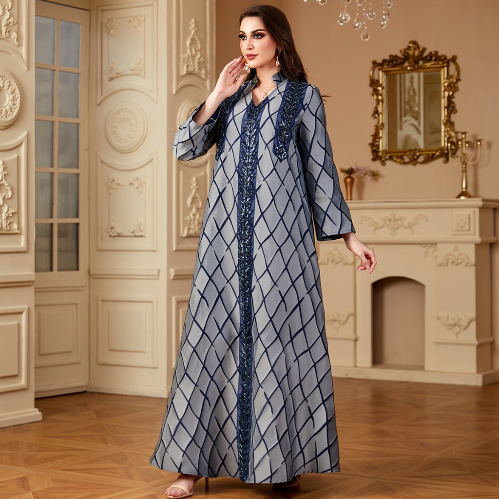Modest Dress Jalabiya Ramadan Muslim Abaya for Women Party Dresses Dubai Abayas Kaftan Islam Arab Long Robe