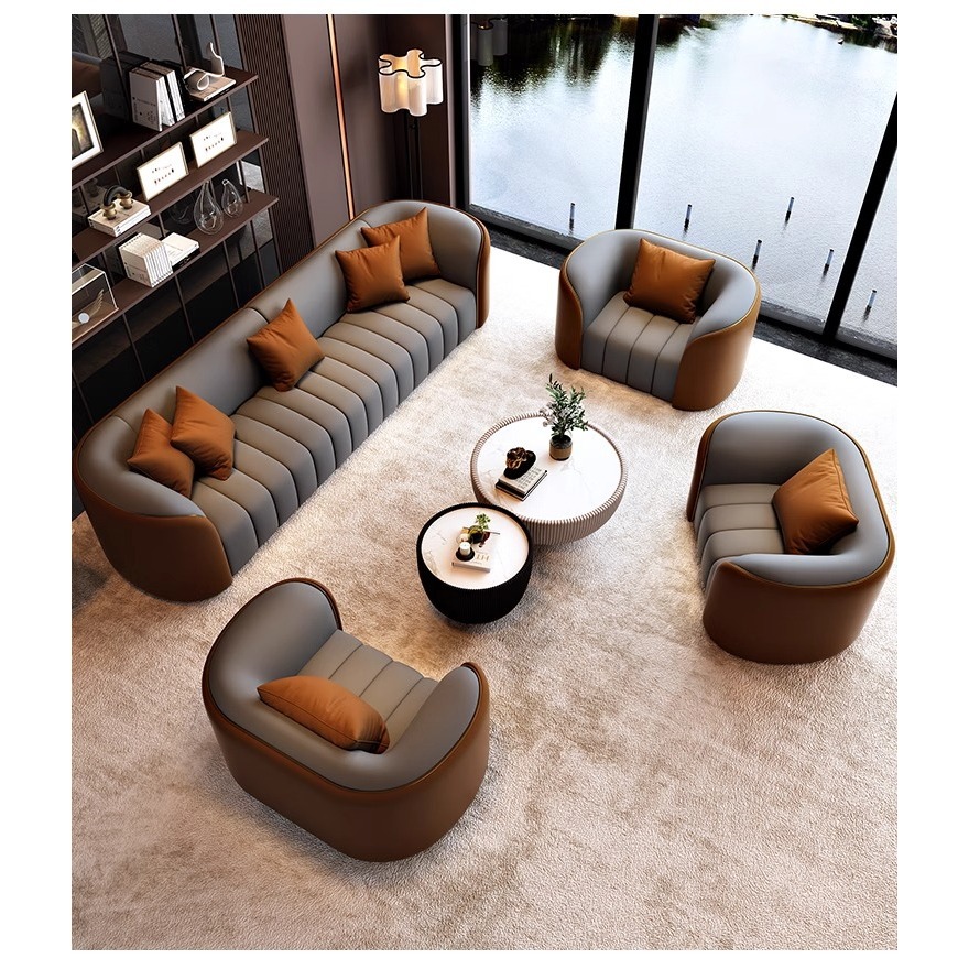 Luxury European Sofa Inspired by Arabian Design Elegant 2‑Seater for Office Salon Reception Hotel Lounge & Living Room