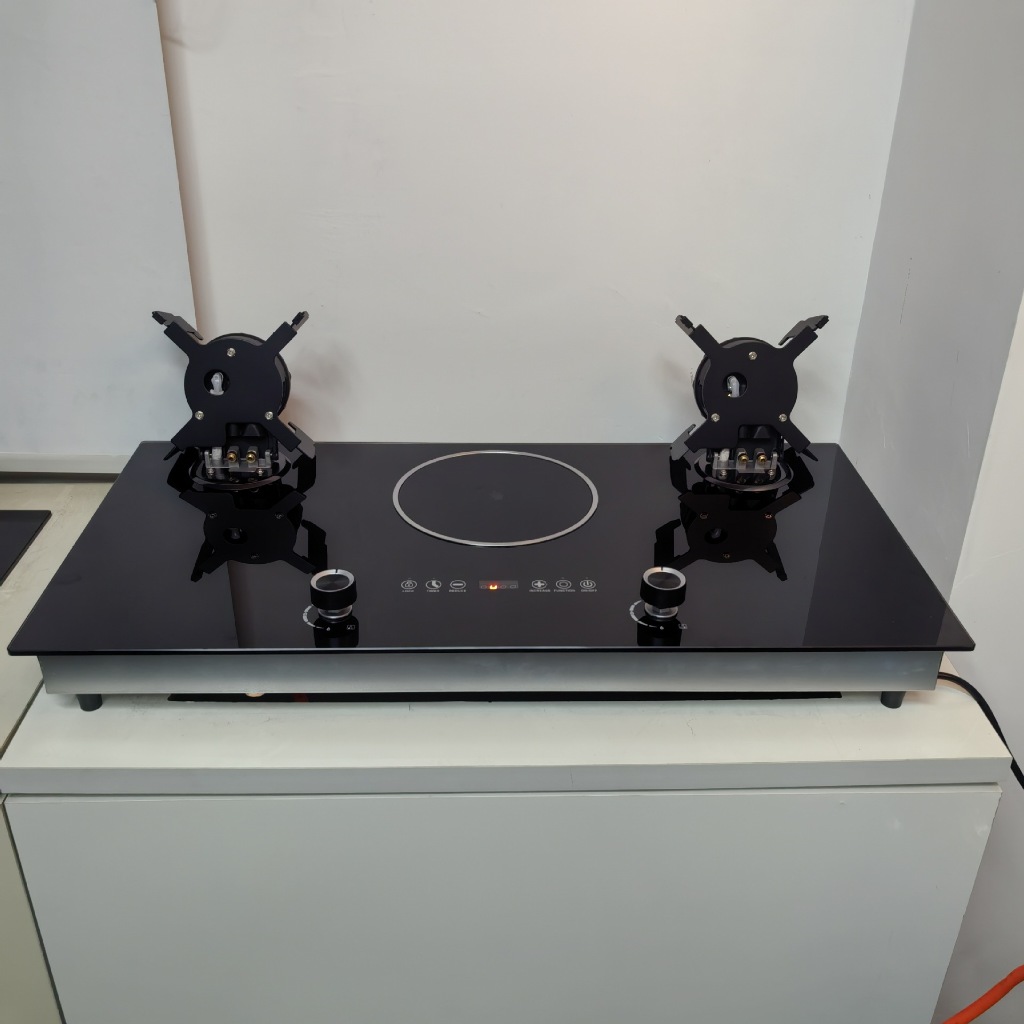New Burner Gas + Electric Ceramic Stove Dual-Use Tabletop/Embedded 5.0kW