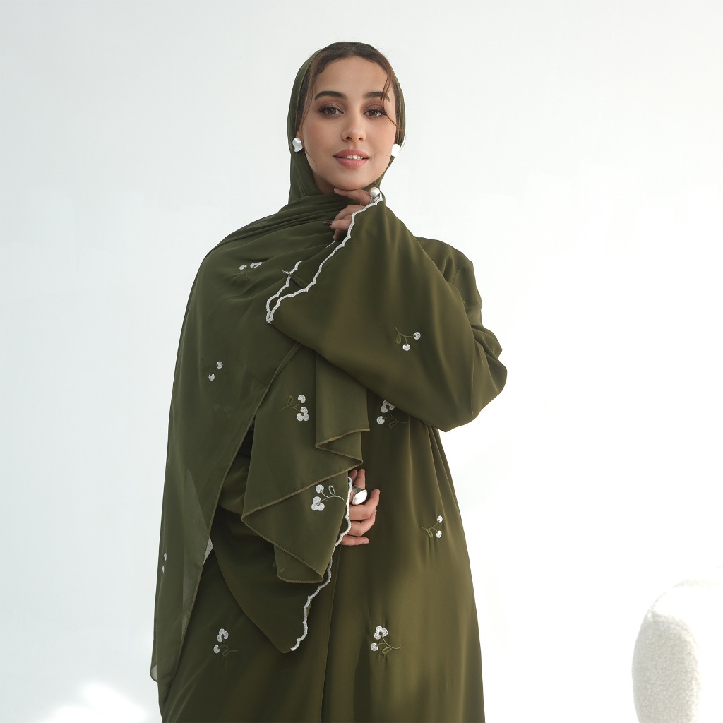 Women Abaya Muslim Cardiagn Dress Prayer Embrodery Open Caftan Abayas Dubai Party Dresses Kaftan Robe Longue