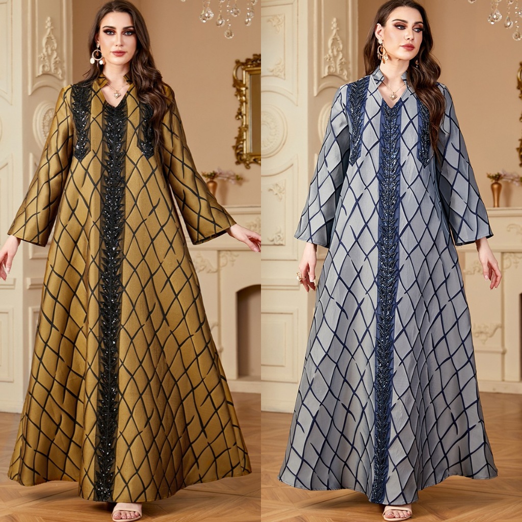 Modest Dress Jalabiya Ramadan Muslim Abaya for Women Party Dresses Dubai Abayas Kaftan Islam Arab Long Robe