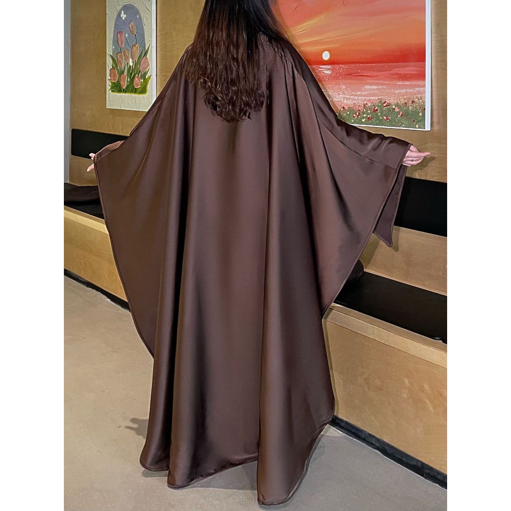 Elegant Pearl Chain Abaya Modest Abaya Muslim Hijab Ramadan Daily Commute Abaya Dubai Style Modest Robe