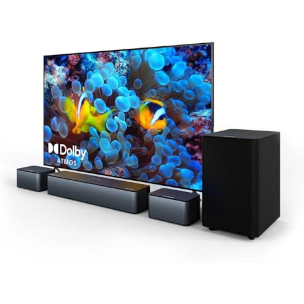 5.1 speaker system with Dolby Atmos 3D sound, 410W high-power home theater New