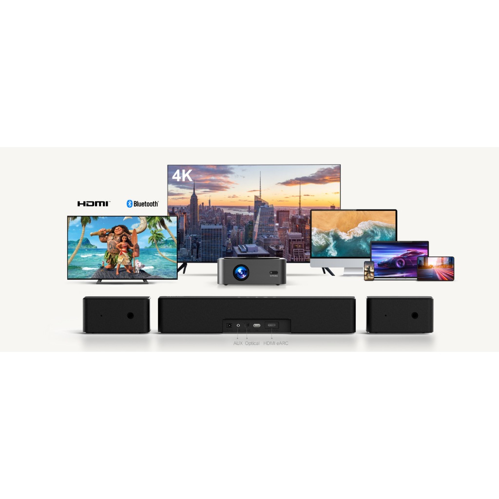 5.1 speaker system with Dolby Atmos 3D sound, 410W high-power home theater New