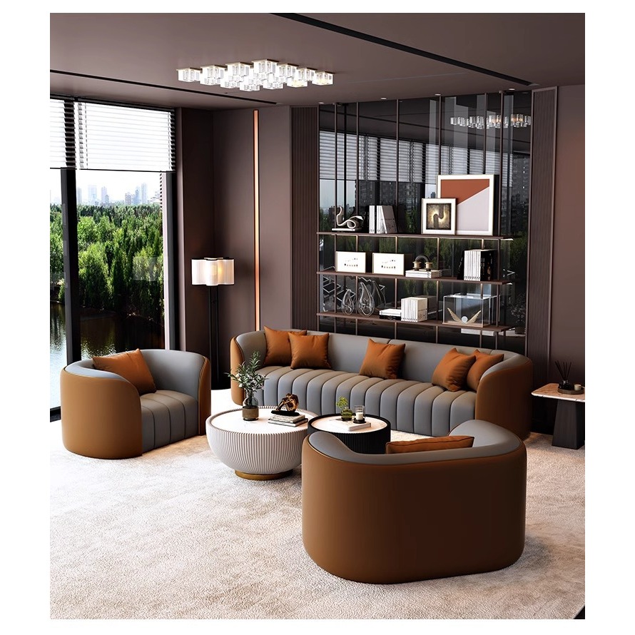 Luxury European Sofa Inspired by Arabian Design Elegant 2‑Seater for Office Salon Reception Hotel Lounge & Living Room