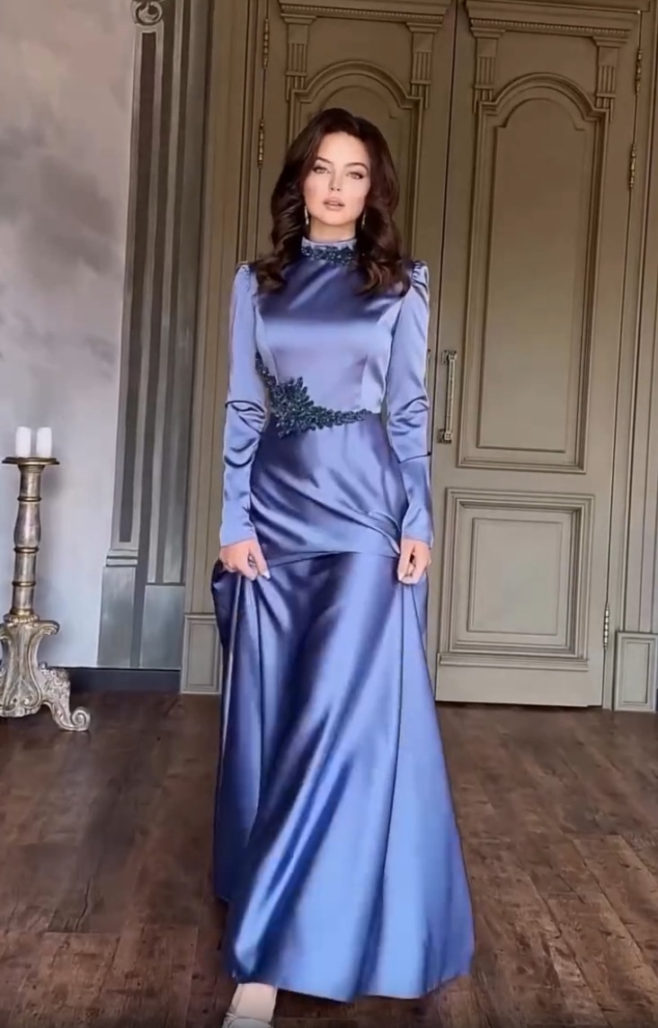 Women Party Dresses Abaya Appliques Ramadan Eid Muslim Kaftan Dubai Islam Arab Long Robe Jalabiya Vestidos Abayas - detail 2
