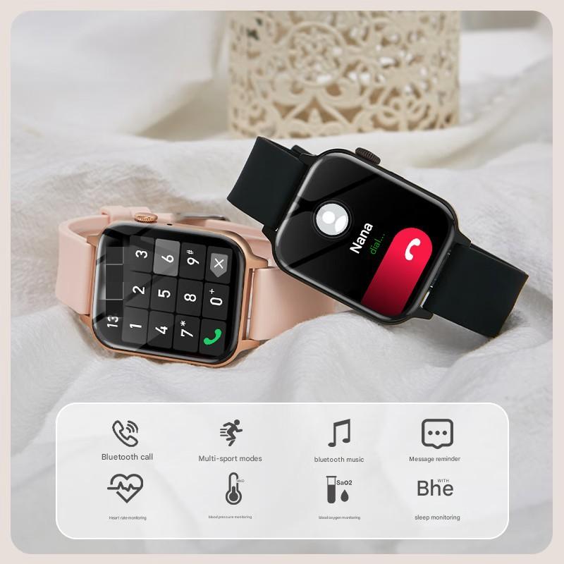 New Fashion Women Smart Watch Full Alloy Case AMOLED HD Screen Custom Dial Female Health Monitoring BT Call Smart - detail 3