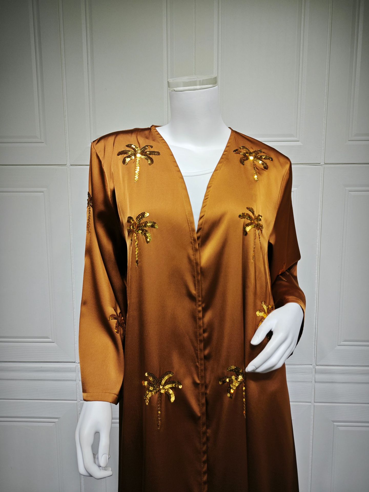 Dubai Open Abaya Women Muslim Dresses Embroidery Kimono Cardigan Kaftan Kebaya Caftan Robe Islam Jalabiya - detail 9