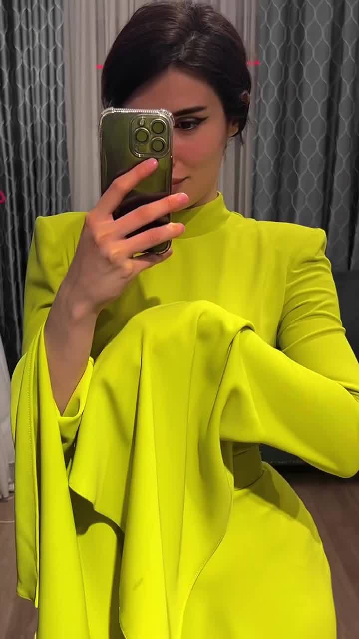 Latest Style Fashion Solid Color Party Evening Dress Women Spring Summer Ruffle Sleeves Elegant A-Line Maxi Dresses - detail 10