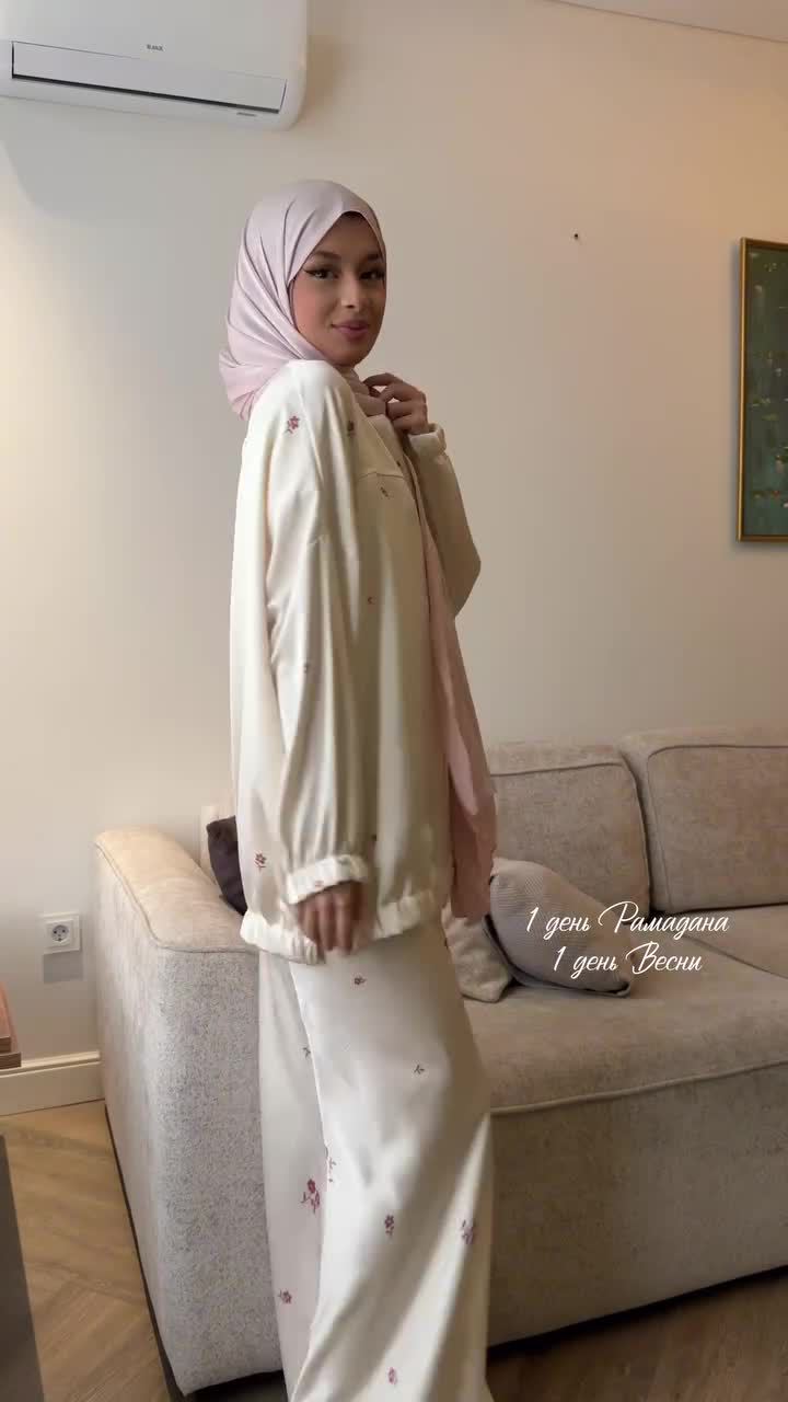 Two Piece Women's Fashion Spring and Summer Style Elegant Casual Loose Printed Long Sleeved Comfortable Long Skirt - detail 9