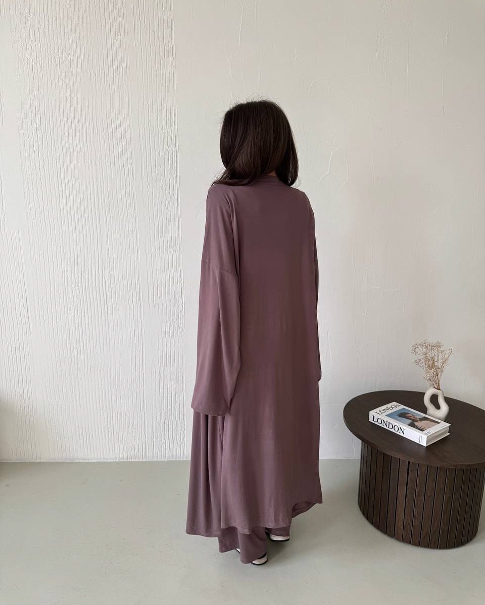 Casual Yellow Women 3 Pieces Suits V-neck Long Coat O-neck Slim Top Wide Leg Trousers Summer New Fashion - detail 6