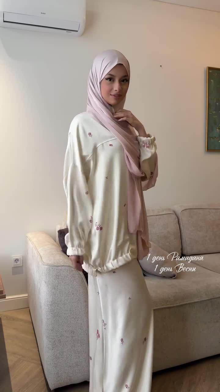 Two Piece Women's Fashion Spring and Summer Style Elegant Casual Loose Printed Long Sleeved Comfortable Long Skirt - detail 6