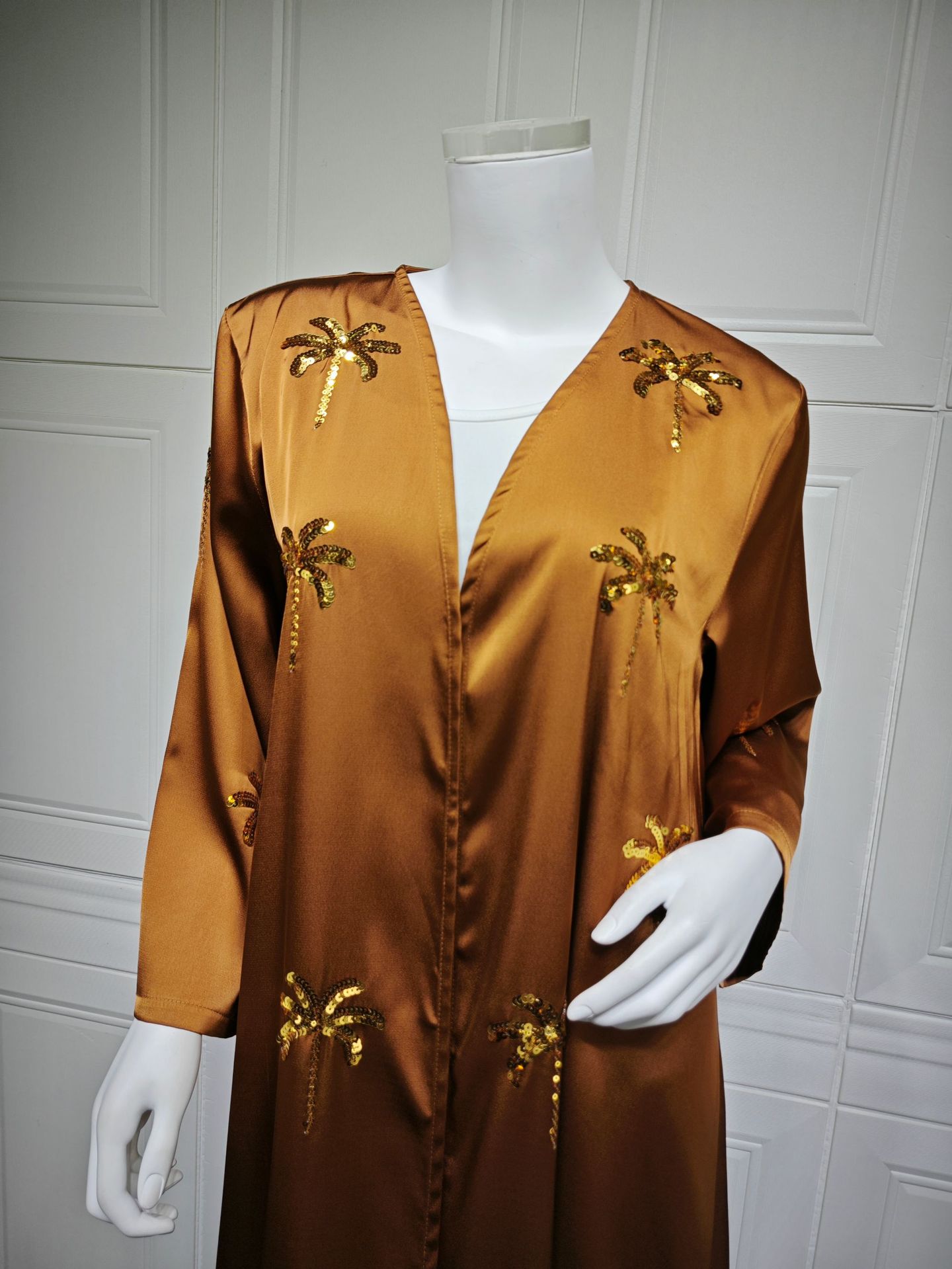 Dubai Open Abaya Women Muslim Dresses Embroidery Kimono Cardigan Kaftan Kebaya Caftan Robe Islam Jalabiya - detail 11