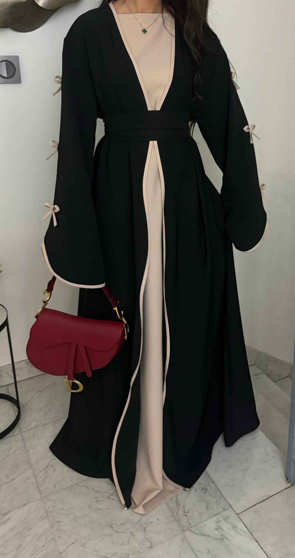 Ramadan Raya Open Abaya Dubai Luxury Muslim Dress Abayas for Women Muslim Dresses Islamic Clothes Kaftan Robe Muslimah - detail 4