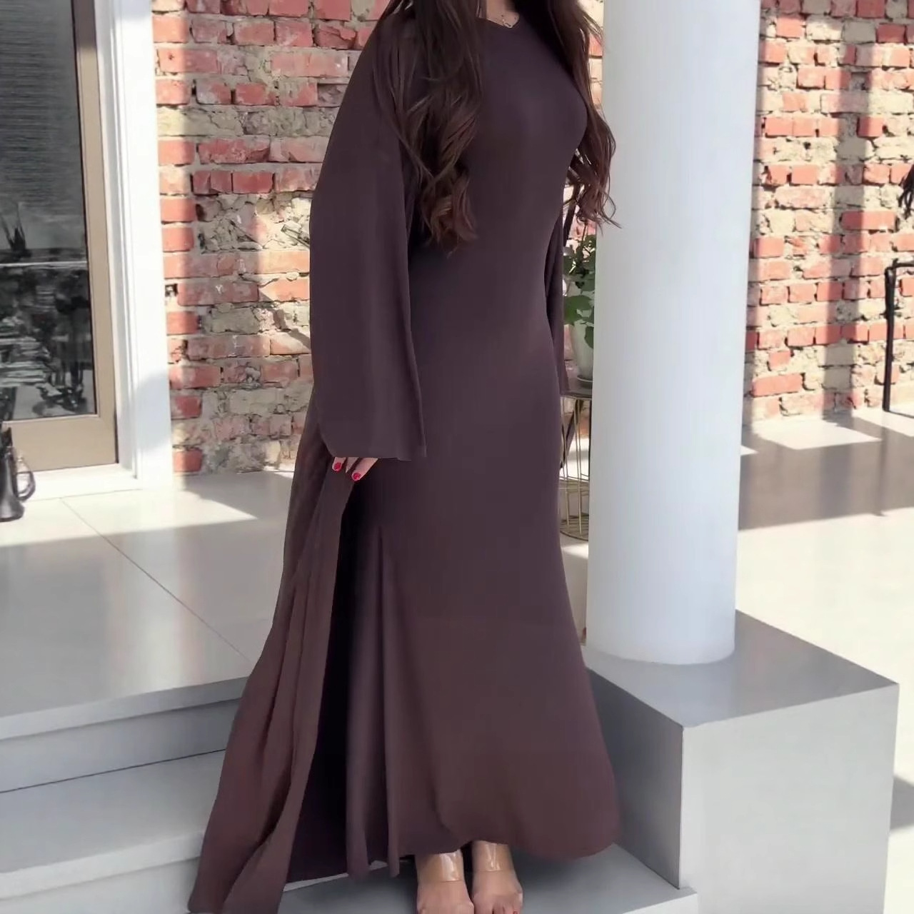 Light Luxury Long Dress Two-Piece Set Fashion Casual Outfit - detail 5