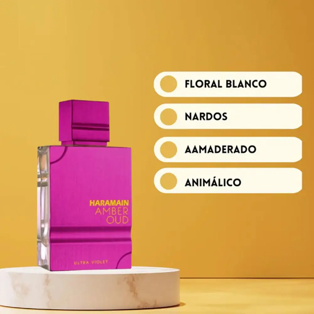 60ml Al Haramain Amber Oud Perfume Unisex Spray, Luxury Amber - Gold, Premium Woody Perfume - detail 1