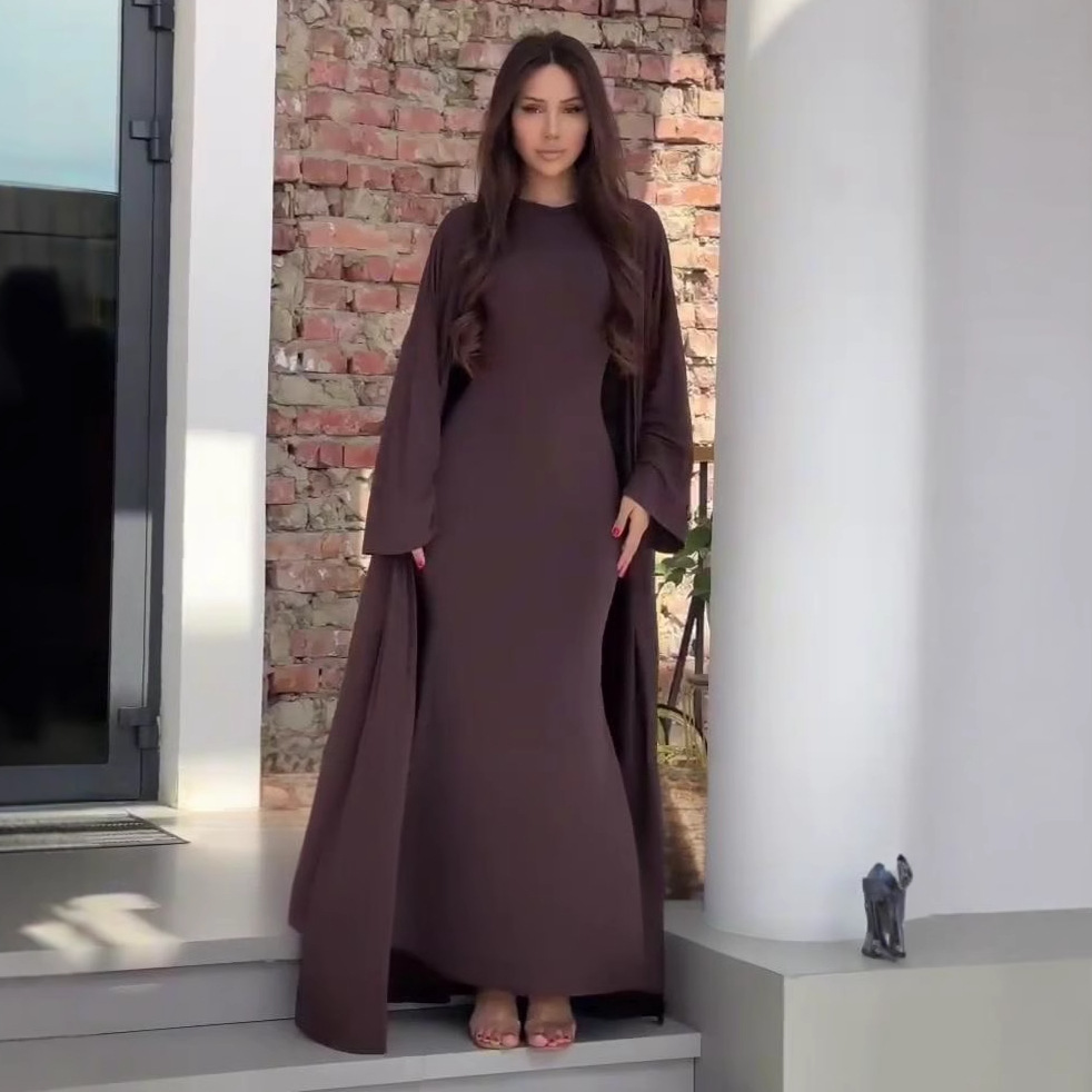 Light Luxury Long Dress Two-Piece Set Fashion Casual Outfit - detail 2