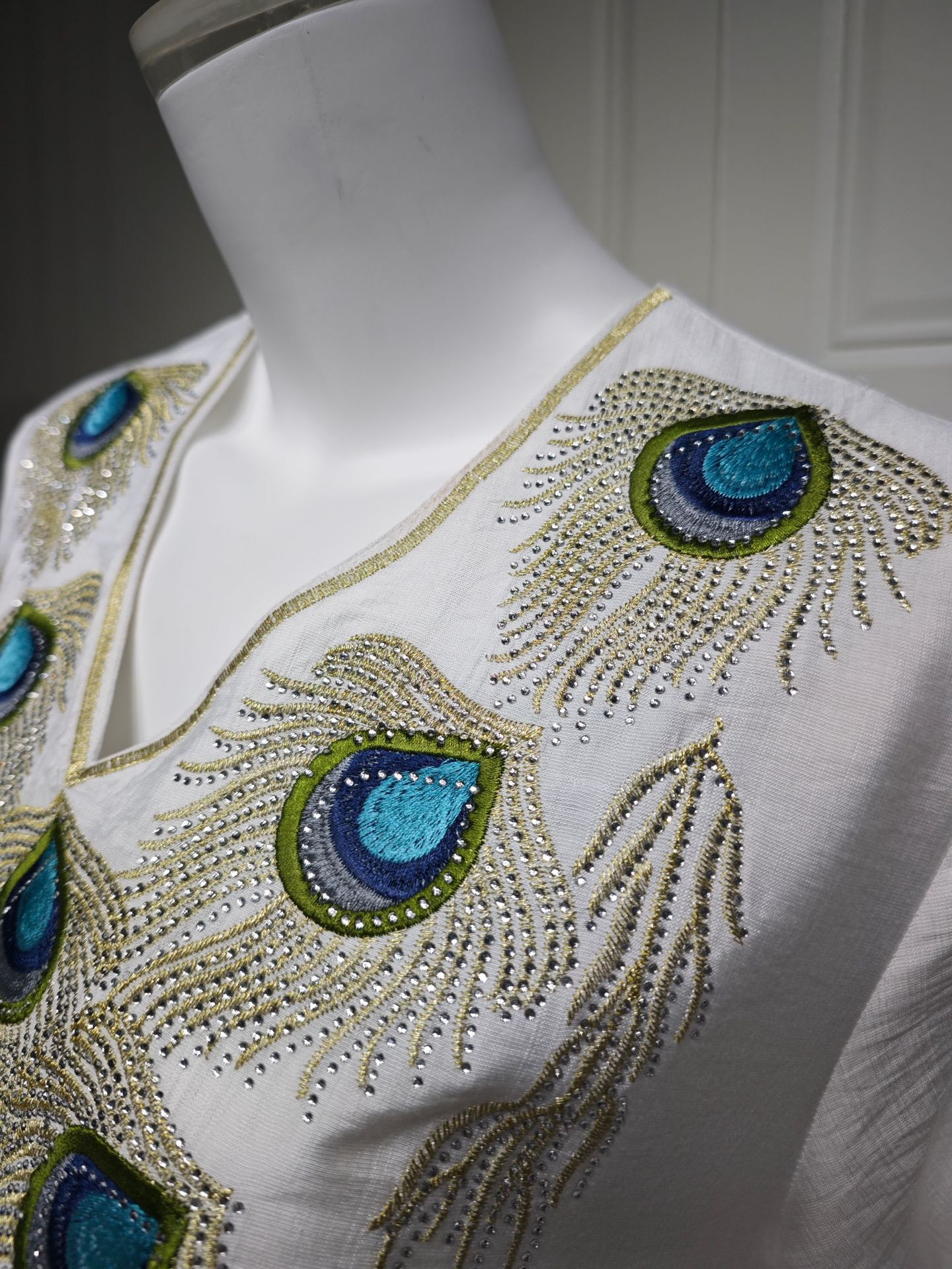 Dubai Embroidery Abayas for Women Long Dress Kaftan Party Raya Djellaba Islam Clothing Caftan Jalabiya Robe - detail 12
