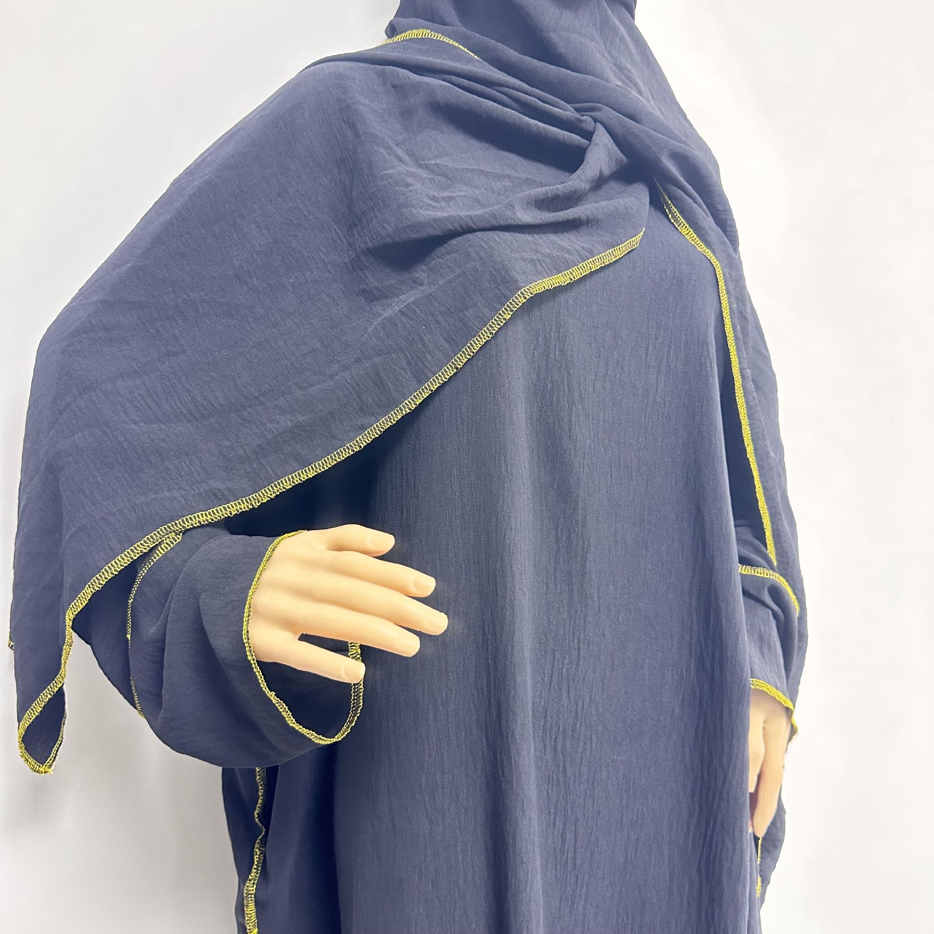Maxi Dresses for Women Muslim Ramadan Abaya Hijab Saudi Arab Long Jubah Dubai Kaftan Islam Abayas - detail 11