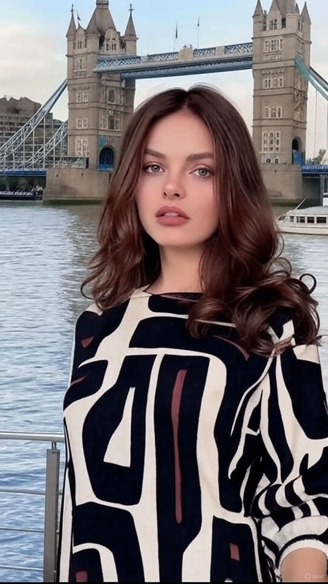 Women Dresses Long Sleeve O Neck Pullover Print Striped Dress Patchwork Streetwear Vestidos Flat Autumn Loose Fit Belt - detail 3