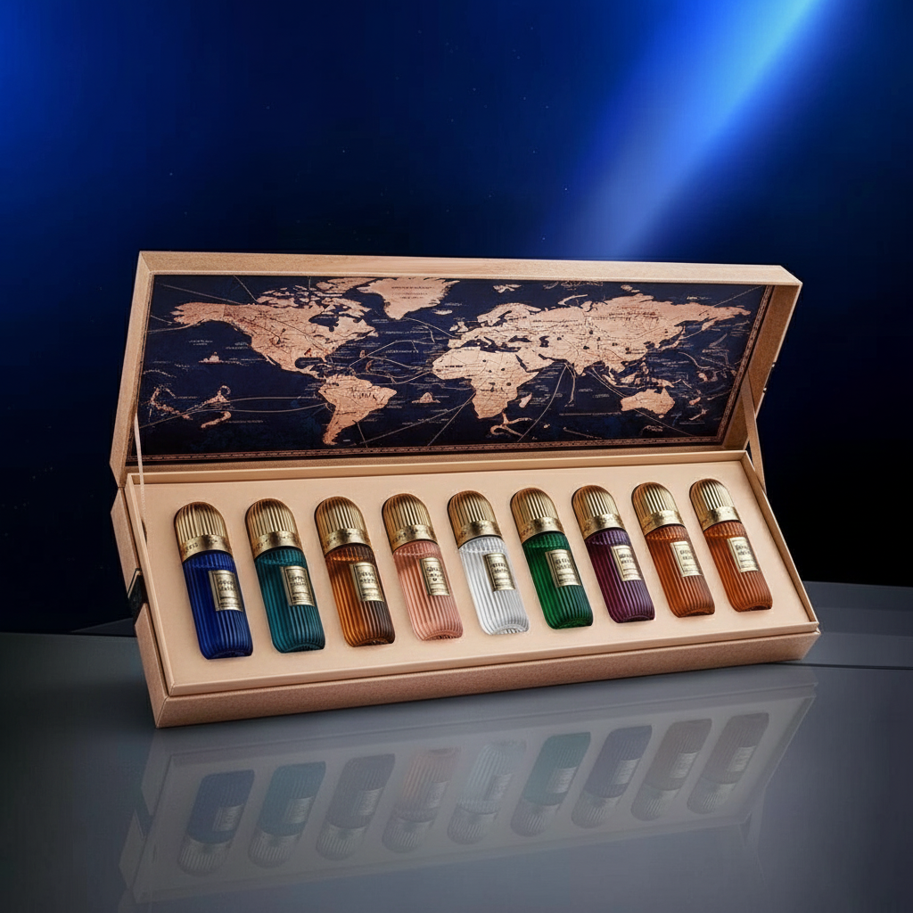Ibraheem Al Qurashi Tobacco Collection 9x20ML EDP Perfume Collectors Box - detail 1