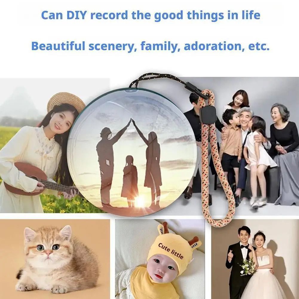 3D Crystal Ball with Electronic Display 2.7 Inch Custom Uploadable Videos & Photos Digital Memory Gift - detail 7