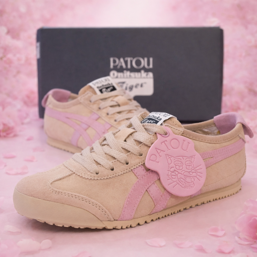 Pure Tiger Onitsuka Tiger MEXICO 66™ Women’s Pink Edition  Retro Fashion Sneakers  Trending Casual - detail 3