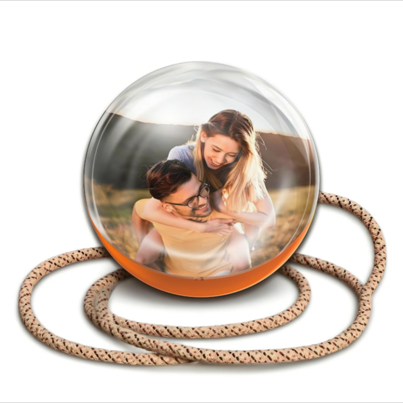 3D Crystal Ball with Electronic Display 2.7 Inch Custom Uploadable Videos & Photos Digital Memory Gift - detail 3
